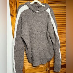 Skims hooded gray matching set size s/m